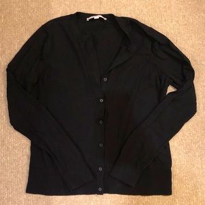 LOFT Black Long Sleeve Cardigan